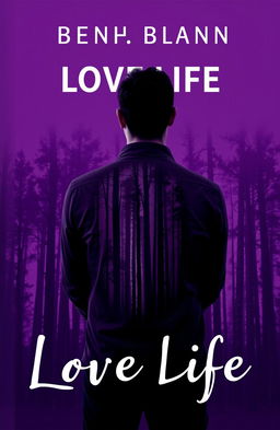A book cover featuring a man seen from behind, his posture reflecting confusion as he gazes at a dense forest of trees