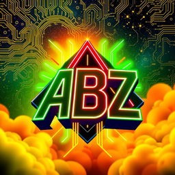 A logo featuring the letters 'ABZ' designed with custom 3D stereo effects, accentuated by abstract lines that create an innovative geometric shape