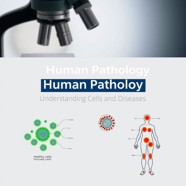 A professional layout for a human pathology presentation