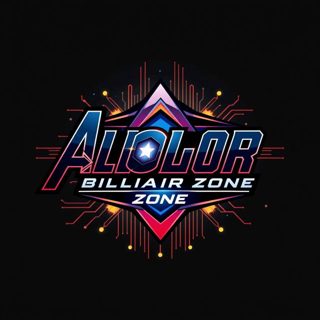 A very small logo featuring the text 'ALOLOR BILLIARD ZONE' styled in a font reminiscent of the Avengers logo, which conveys a sense of strength and excitement