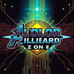 A very small logo featuring the text 'ALOLOR BILLIARD ZONE' styled in a font reminiscent of the Avengers logo, which conveys a sense of strength and excitement