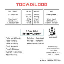 Design an image to display contact details for a bookstore and educational service centers