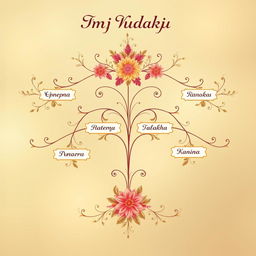 A family tree diagram titled 'Сім'я Судаків' featuring the following members: Андрій, Степан, Палажка, Петро, Павло, and Ганна