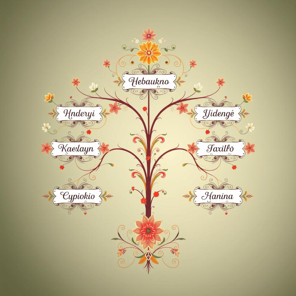 A family tree diagram titled 'Сім'я Судаків' featuring the following members: Андрій, Степан, Палажка, Петро, Павло, and Ганна