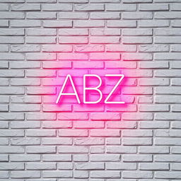 A high-quality image featuring a textured, 3D white brick wall as the background