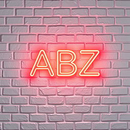 A high-quality image featuring a textured, 3D white brick wall as the background