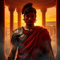 An image featuring a figure of a man whose appearance is veiled, as if his face and physique are constantly changing
