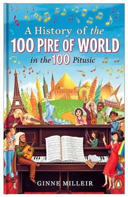 A beautifully illustrated book cover titled 'A History of the World in 100 Pieces of Music'