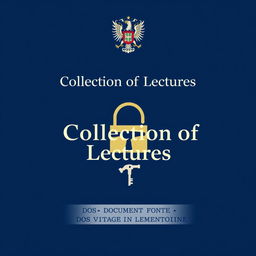 A title page for a classified information collection titled 'Collection of Lectures'