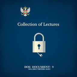 A title page for a classified information collection titled 'Collection of Lectures'