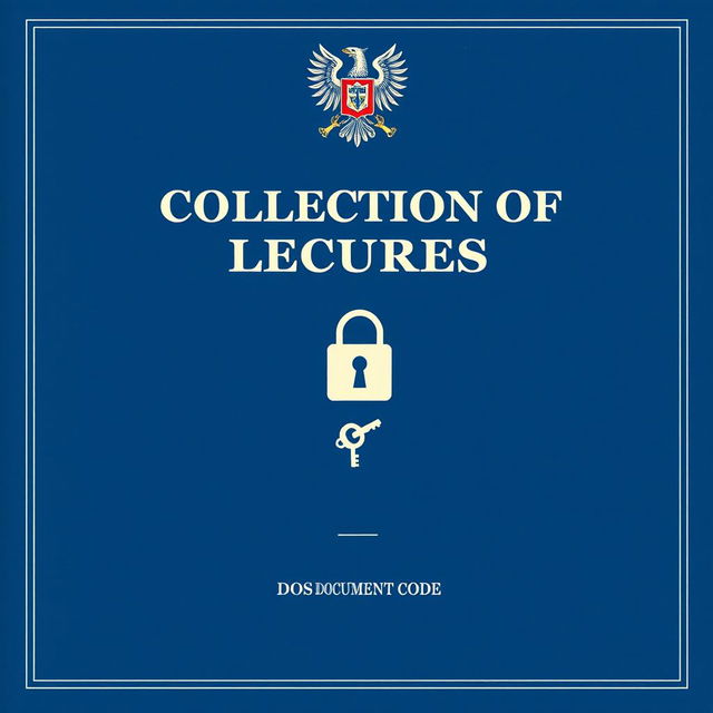 A title page for a classified information collection titled 'Collection of Lectures'