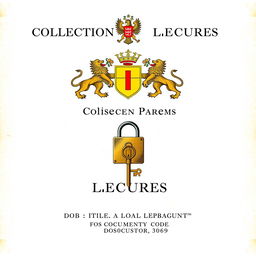 A title page for a classified information collection titled 'Collection of Lectures'