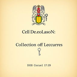 A title page for a classified information collection titled 'Collection of Lectures'