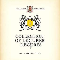 A title page for a classified information collection titled 'Collection of Lectures'