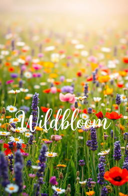 A captivating and aesthetic ebook cover design for a book titled 'Wildbloom'