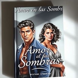 A captivating book cover featuring an attractive, muscular young man with a confident expression and defined physique, wearing a stylish outfit
