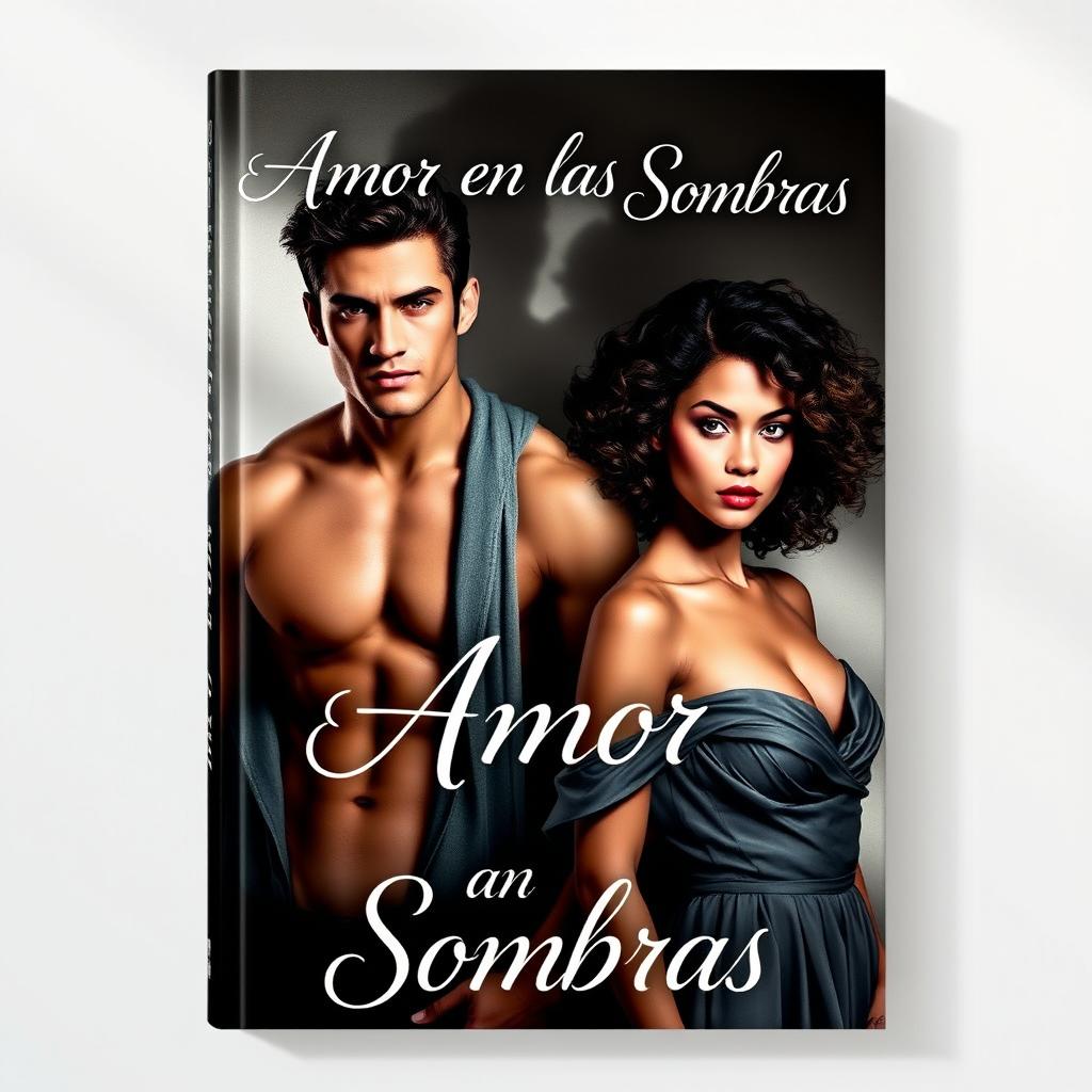 A captivating book cover featuring an attractive, muscular young man with a confident expression and defined physique, wearing a stylish outfit