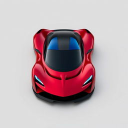 Um design moderno e elegante para um carro esportivo brasileiro, especificamente o Miura X8, apresentando uma carroceria de perfil baixo e aerodinâmica com ângulos afiados e uma silhueta streamlined