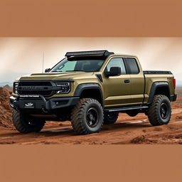 A contemporary and rugged design for the Troller Pantanal pickup truck, emphasizing its robust and adventurous spirit