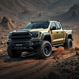 A contemporary and rugged design for the Troller Pantanal pickup truck, emphasizing its robust and adventurous spirit