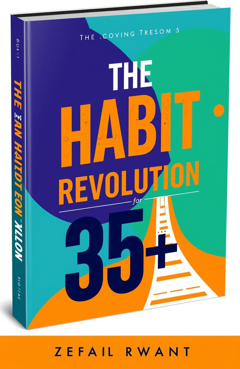 An engaging eBook cover design for a book titled 'The Habit Revolution for 35+'