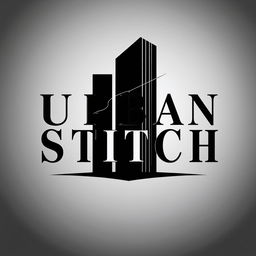 An elegant and modern logo design for 'Urban Stitch', featuring sleek lines and a contemporary style