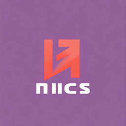 Generate a 3D logo with the name 'NICS', showcasing creativity and professionalism.