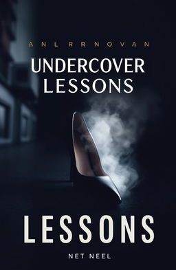 A captivating book cover for a novel titled 'Undercover Lessons'