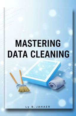 A book cover design focused on data cleaning in the field of data analysis