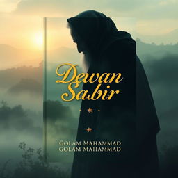 A captivating book cover design for an English novel titled 'Dewan Sabir' by Golam Mahammad