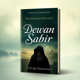 A captivating book cover design for an English novel titled 'Dewan Sabir' by Golam Mahammad