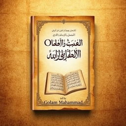 A captivating book cover design for the research book titled 'Oldest Manuscript of Quran', authored by Golam Mahammad