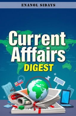 An eye-catching ebook cover design focused on current affairs and global news