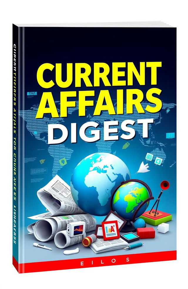 An eye-catching ebook cover design focused on current affairs and global news