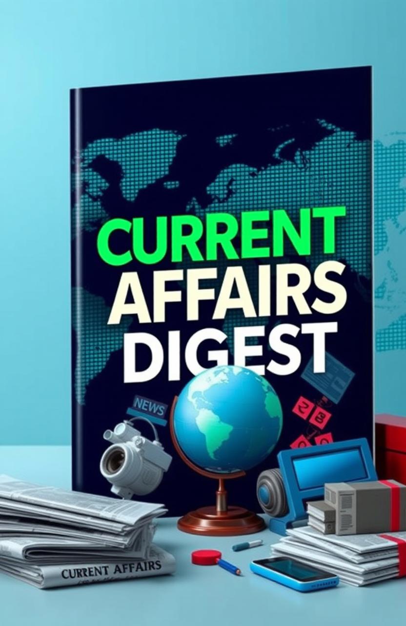 An eye-catching ebook cover design focused on current affairs and global news