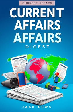 An eye-catching ebook cover design focused on current affairs and global news