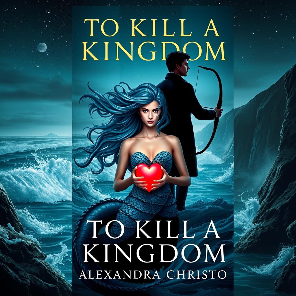 A captivating book cover for 'TO KILL A KINGDOM' by ALEXANDRA CHRISTO