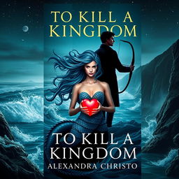 A captivating book cover for 'TO KILL A KINGDOM' by ALEXANDRA CHRISTO