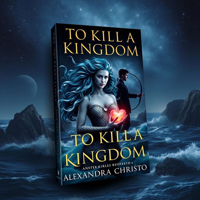 A captivating book cover for 'TO KILL A KINGDOM' by ALEXANDRA CHRISTO