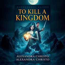 A mesmerizing book cover for 'TO KILL A KINGDOM' by ALEXANDRA CHRISTO