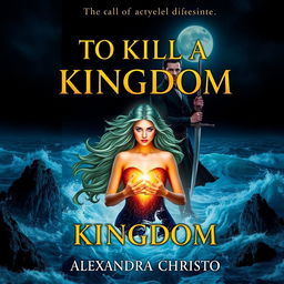 A mesmerizing book cover for 'TO KILL A KINGDOM' by ALEXANDRA CHRISTO