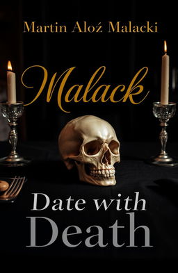 A beautifully set table where a date was held, elegantly styled with a dark, moody atmosphere