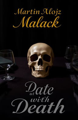 A beautifully set table where a date was held, elegantly styled with a dark, moody atmosphere