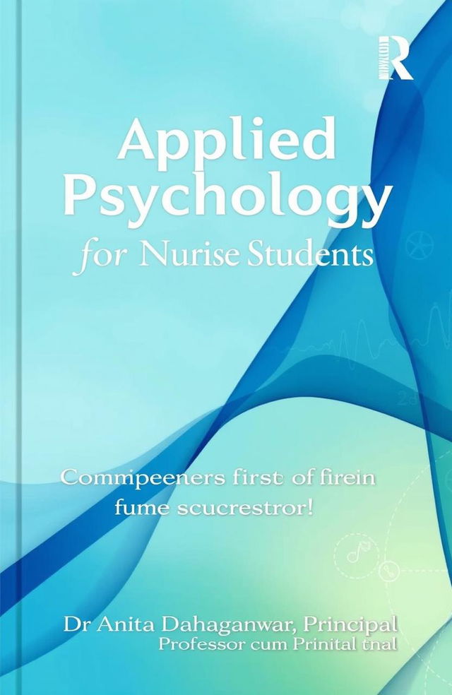 A comprehensive pocketbook titled 'Applied Psychology for Nursing Students: A Complete First-Semester Pocketbook', designed for nursing students in their first semester