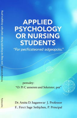 A comprehensive pocketbook titled 'Applied Psychology for Nursing Students: A Complete First-Semester Pocketbook', designed for nursing students in their first semester