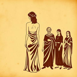 A vintage papyrus background with an ancient, wrinkled texture