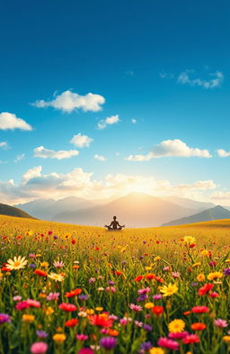 A striking book cover design featuring a serene landscape that evokes a sense of spiritual freedom