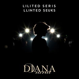A movie poster for a limited series titled 'Diana', set to release in 2027, featuring a dramatic and striking design