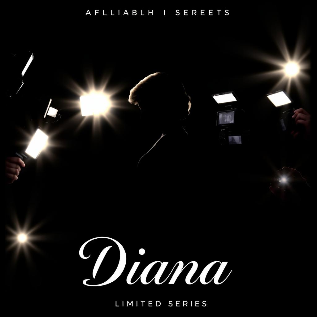 A movie poster for a limited series titled 'Diana', set to release in 2027, featuring a dramatic and striking design