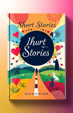 A book cover design for a collection of short stories featuring a variety of themes